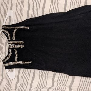 Tank blouse embroidered